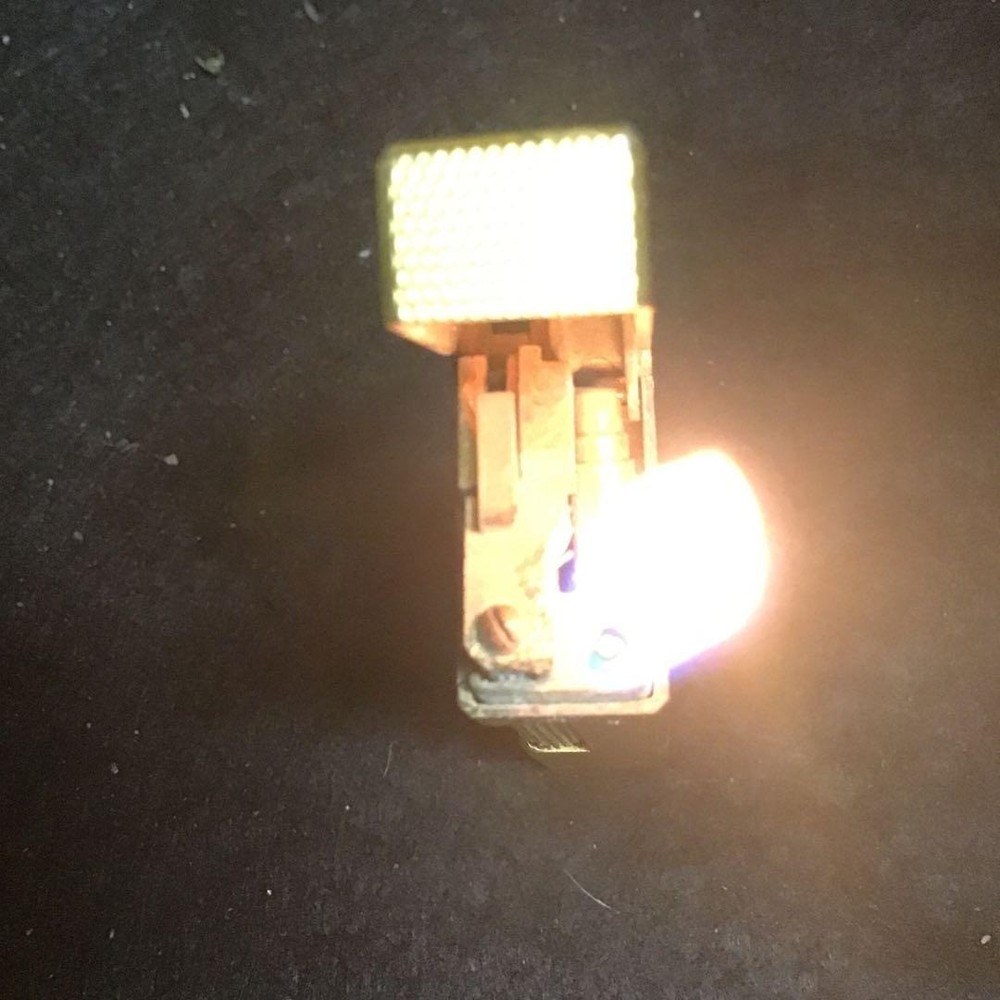 Overhauled Dunhill Rollagas lighter Gold without box