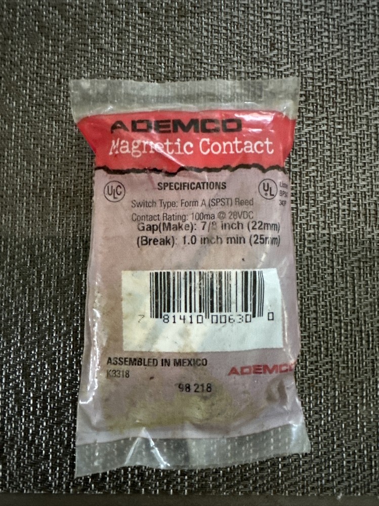 ADEMCO PR-20439WH SECURITY CONTACT SENSOR NEW