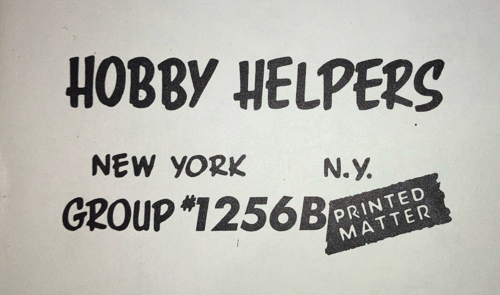 Hobby Helpers Plan 1256B - Lockheed Lightning P-38 - Copyright 1956