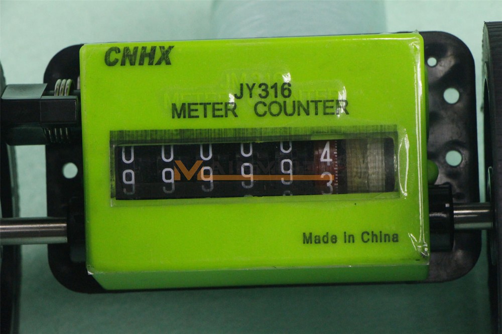 One JY316 6-Digit Mechanical Yard Counter Length Counter Rolling Wheel Decoder