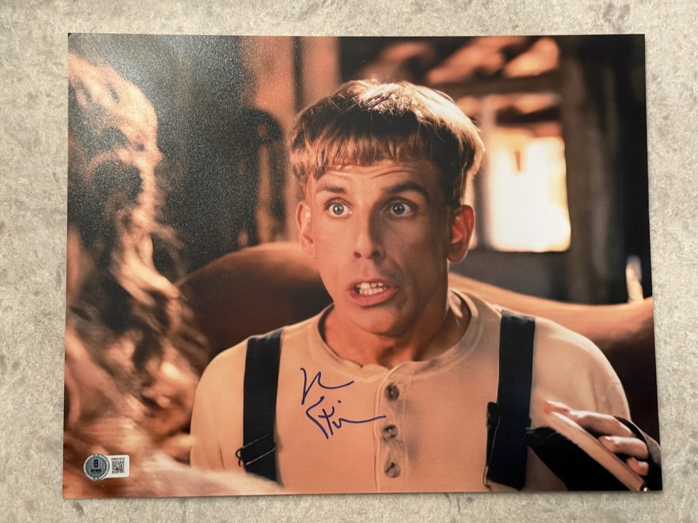 Ben Stiller Signed 11x14 Photo Tropic Thunder BAS Autograph Authentic