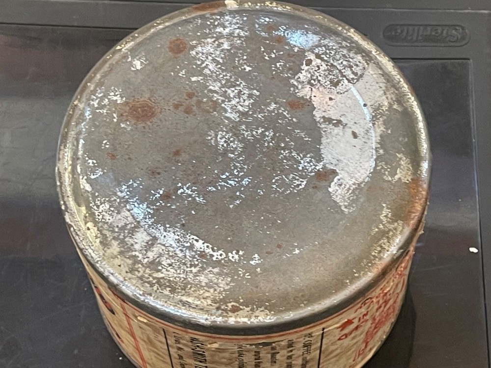 Vintage N&S Brand Gas Roasted Coffee Tin Java & Mocha Blend Denver CO c19th