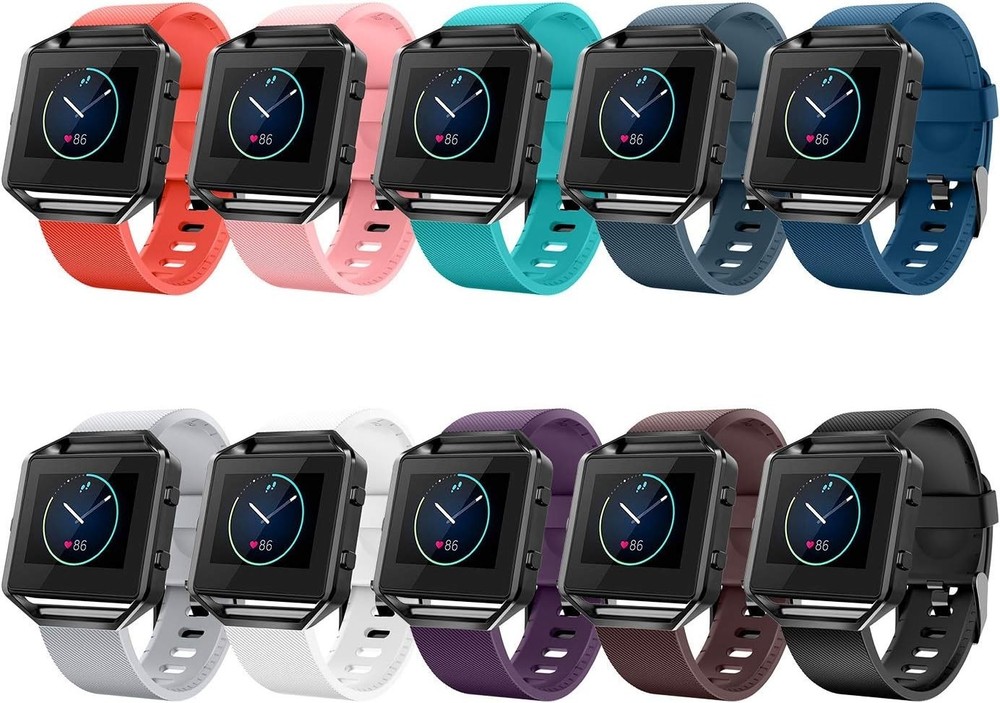 Blaze Sport Silicone Bands 10Pack + Frame