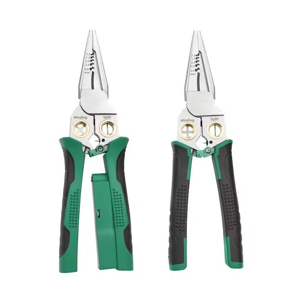 Ergonomically Designed Electrician's Plier for Quick Wire Stripping Tasks