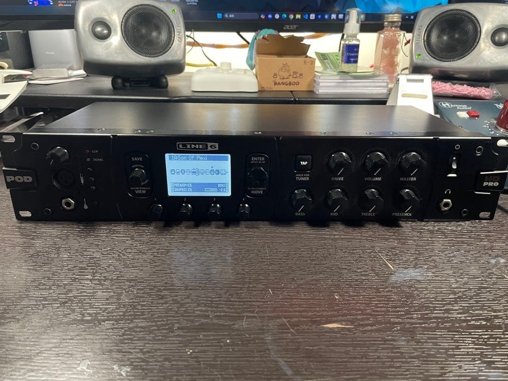 Line 6 POD HD Pro Rackmount Guitar Multi-Effects Processor - Working