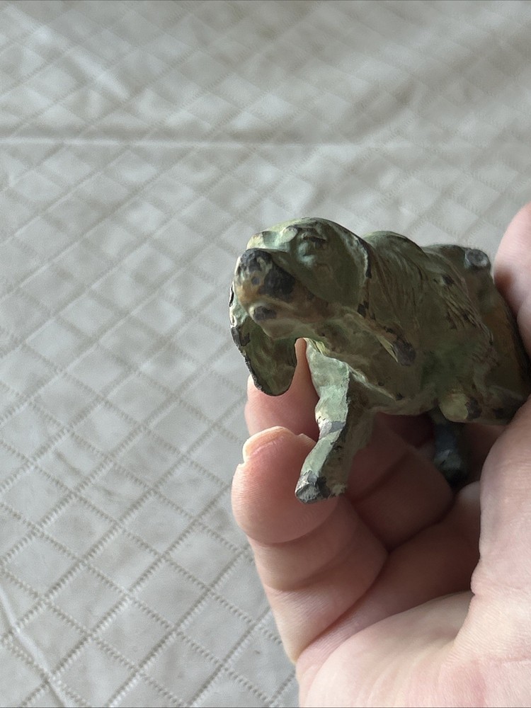 Vintage Cast Metal (solid) Spaniel/Retriever Figure 5.5”