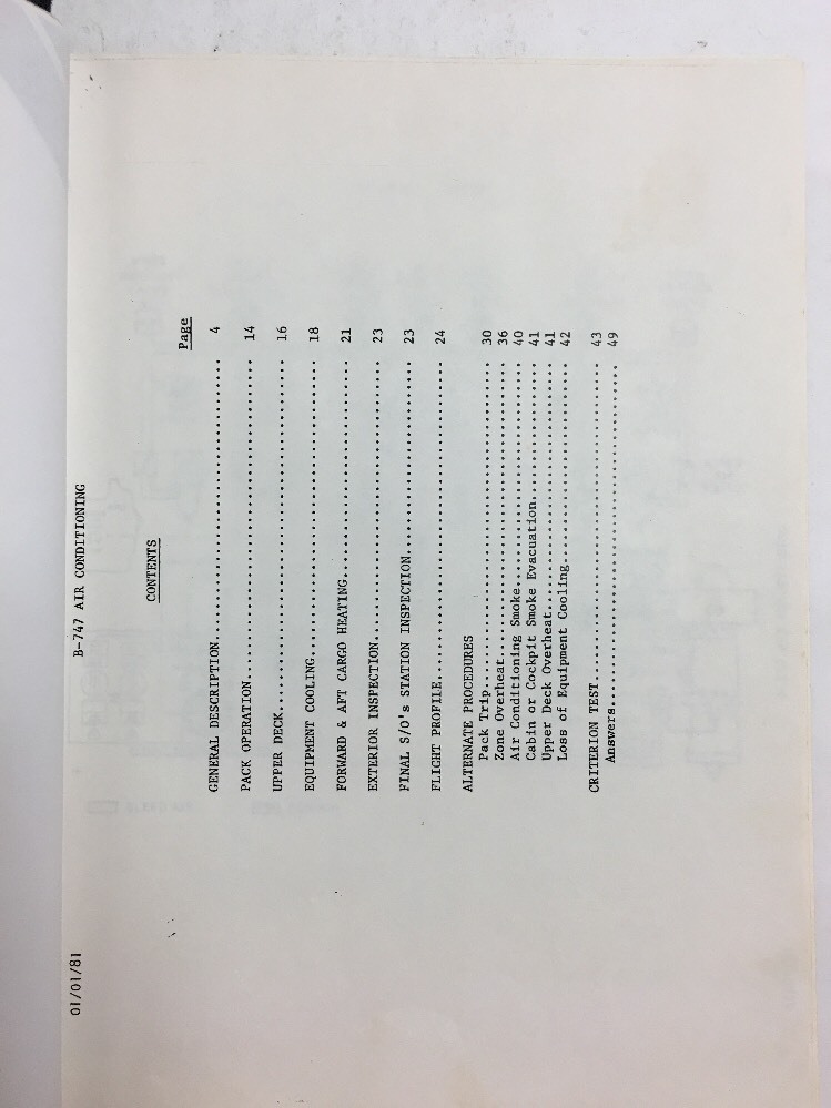 Flying Tigers B-747-249F Systems Study Guide
