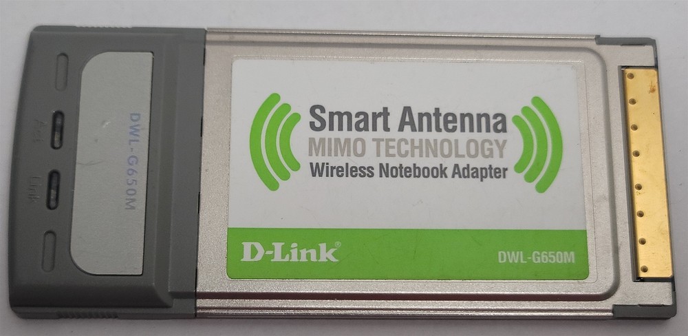 D-Link DWL-G650M Wireless Super G Mimo Notebook Card