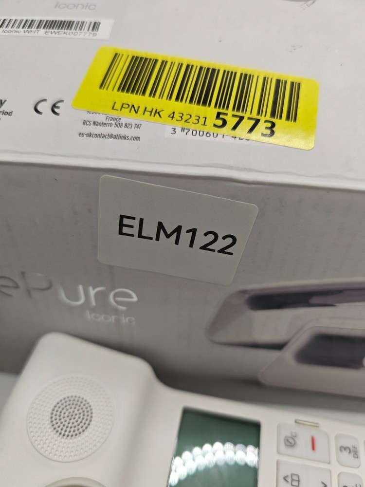 Alcatel epure iconic Home Phone - WHITE | Used