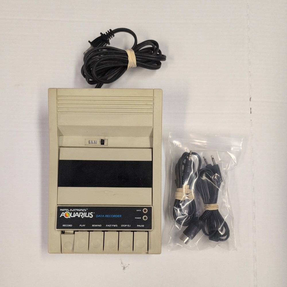Vintage 1982 Mattel Aquarius Home Computer System Working mega bundle