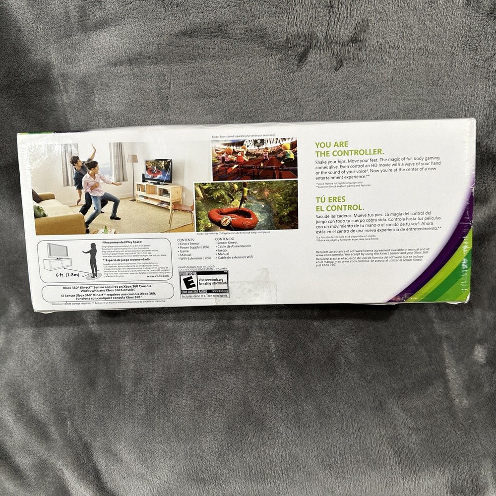 Microsoft XBOX 360 Kinect Sensor Bar **No Game Disk***