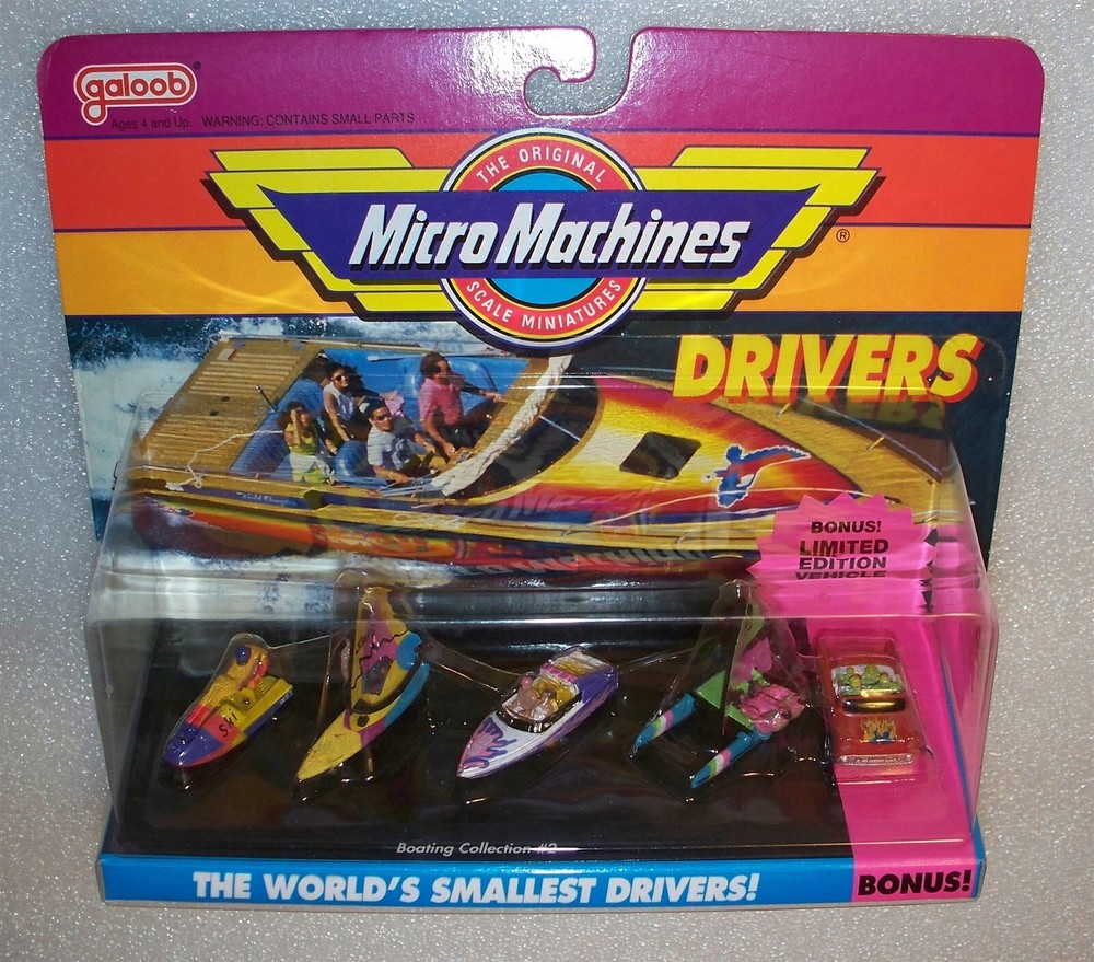 Micro Machines Set DRIVERS: BOATING COLLECTION #2