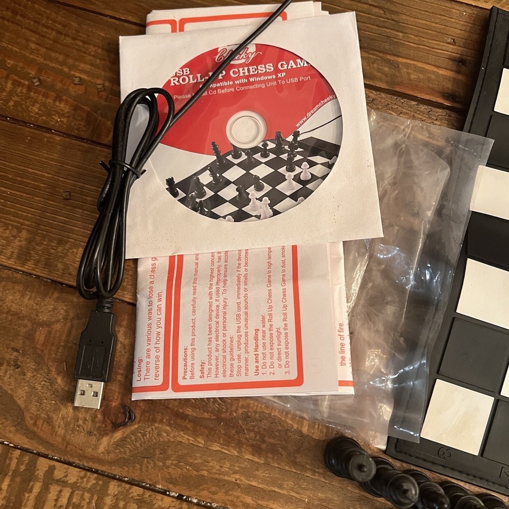 Dream Cheeky USB Roll Up Chess Game 2007 #406 Requires Windows 2000 XP or Higher