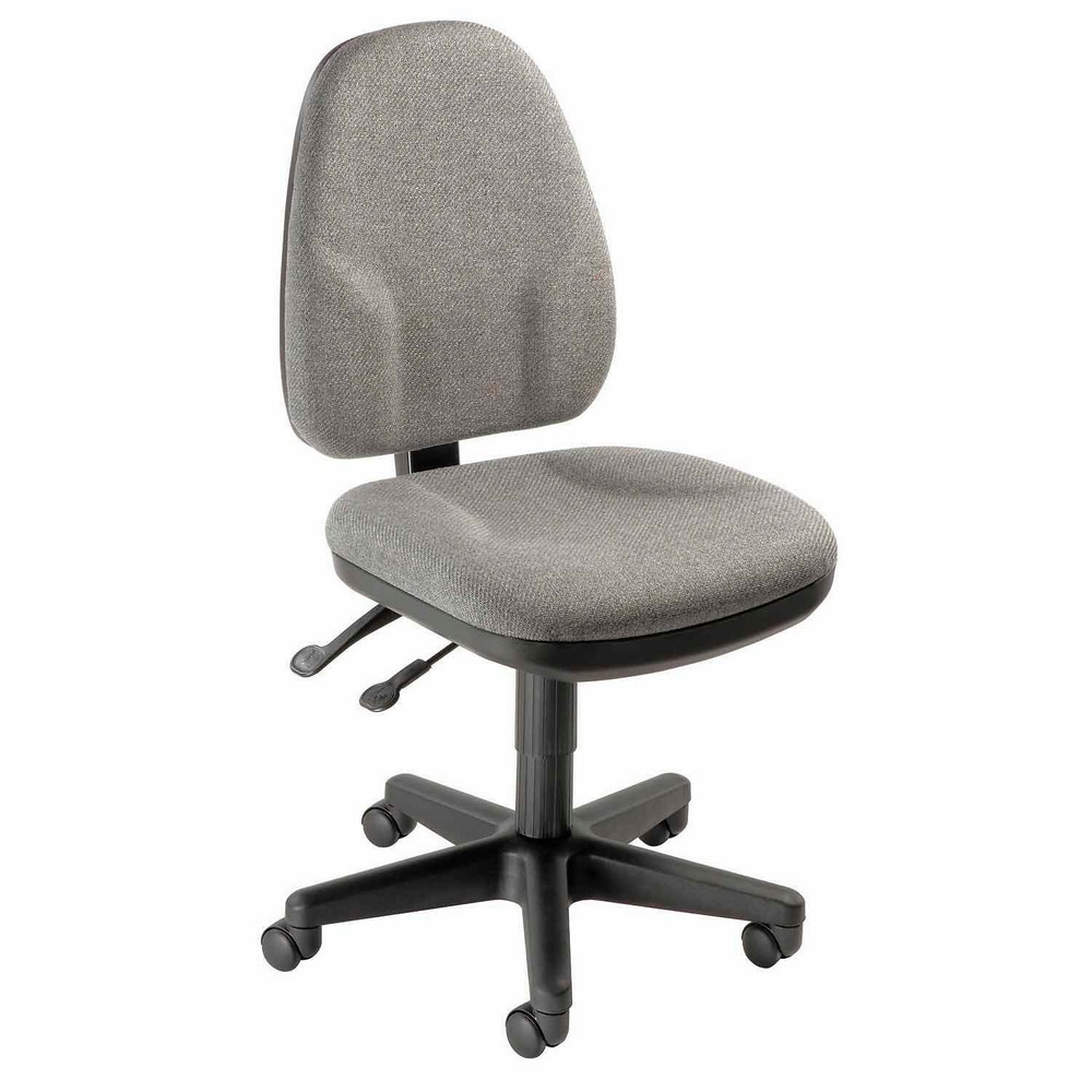 Operator Chair Fabric Upholstery Gray