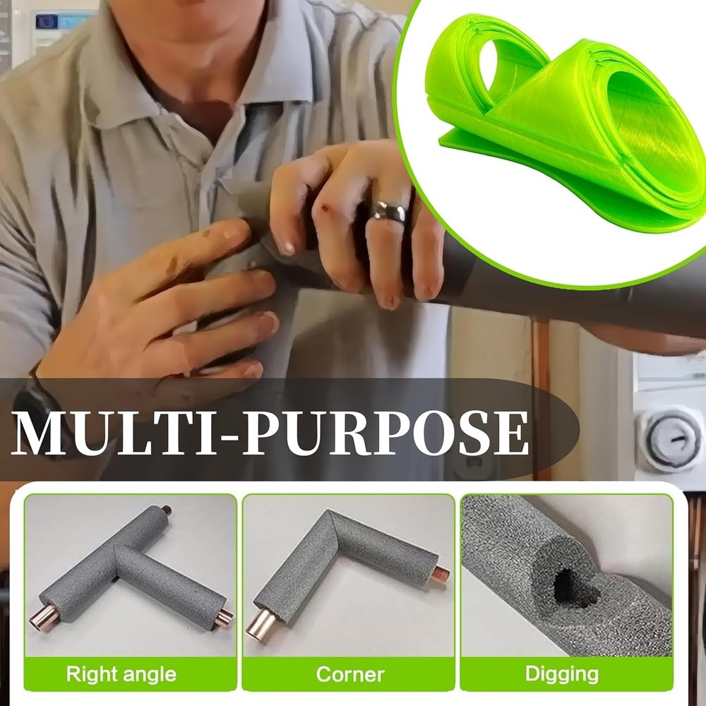 3 Pack, 3 Sizes, Foam Pipe Cutter Tool Insulation Cutting Fixture Guide