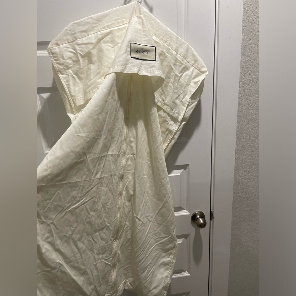 Authentic Gucci cotton garment bag