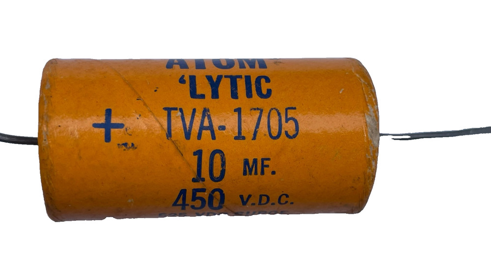 Vintage Assorted Sprague Atom Capacitors (Lot of 6)