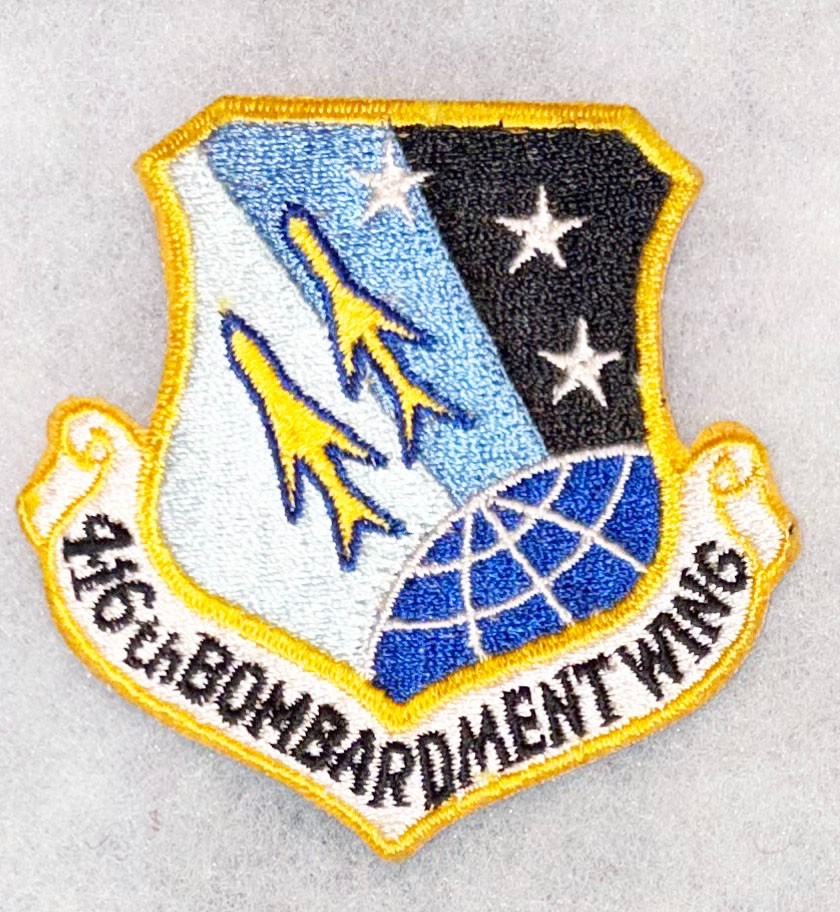 USAF 416th Bombardment Wing Squadron Patch