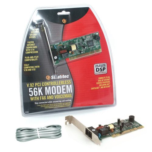 Stratitec IC56A 56 Kbps PCI Controllerless 56k Modem