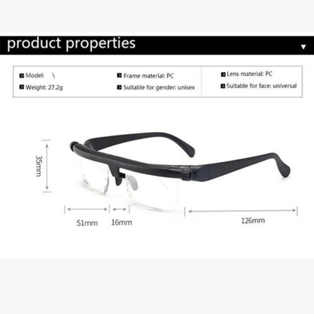 Flex Focal Adjustable Glasses - Flex Focus Adjustable Glasses Dial Vision US