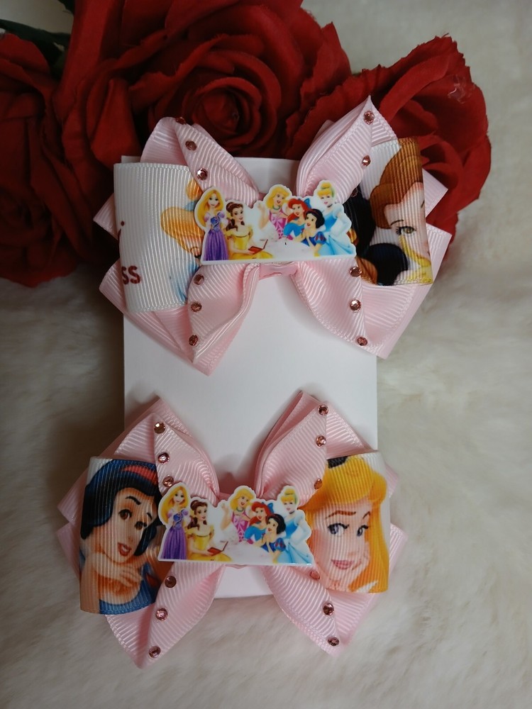 Hair Bows Set Princess