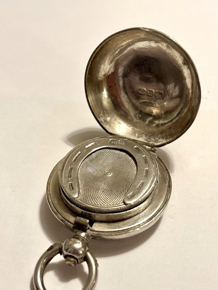 Victorian Silver Sovereign Case Birmingham 1894 Cornelius Saunders & Shepherd