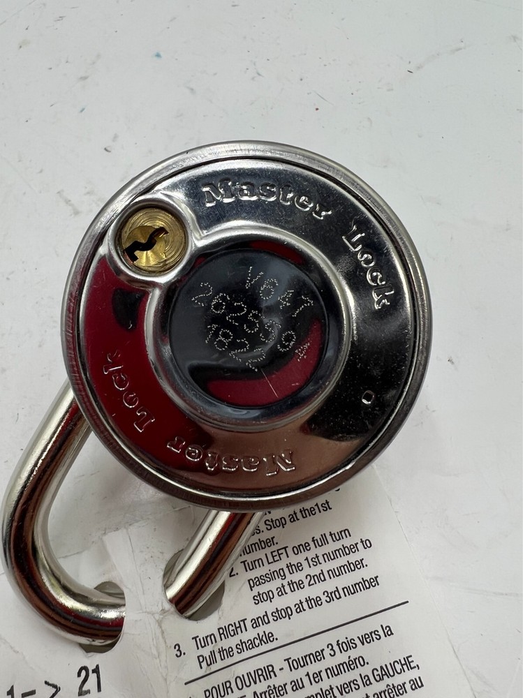 Master Lock Combination Padlock 1525STK, Steel