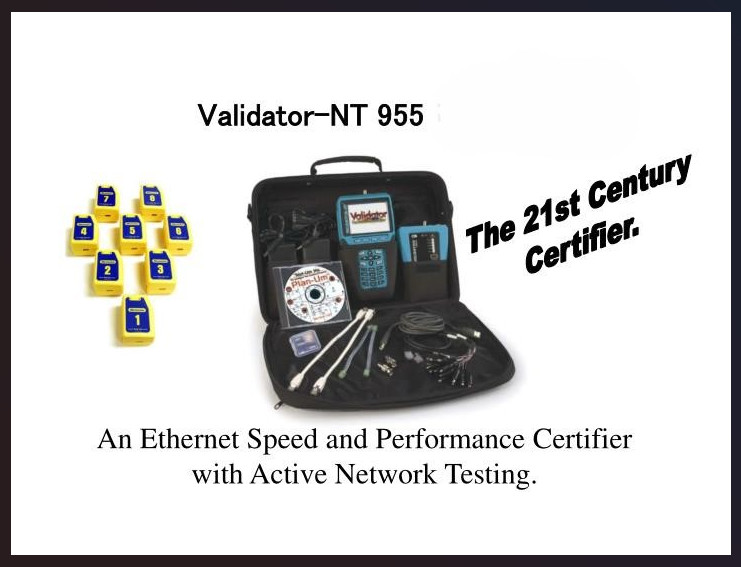 JDSU Test-Um Validator NT955 Network LAN Ethernet Certifier Cable Tester
