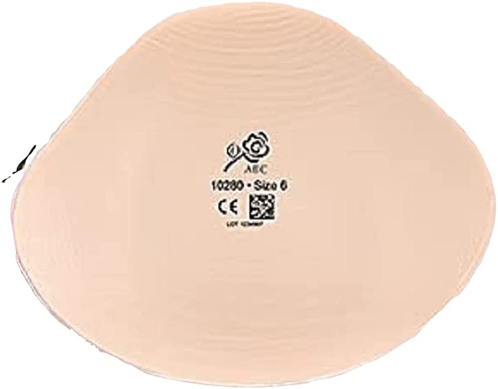 Breast Form Symmetric Flowable Back Size 7 Blush Pink