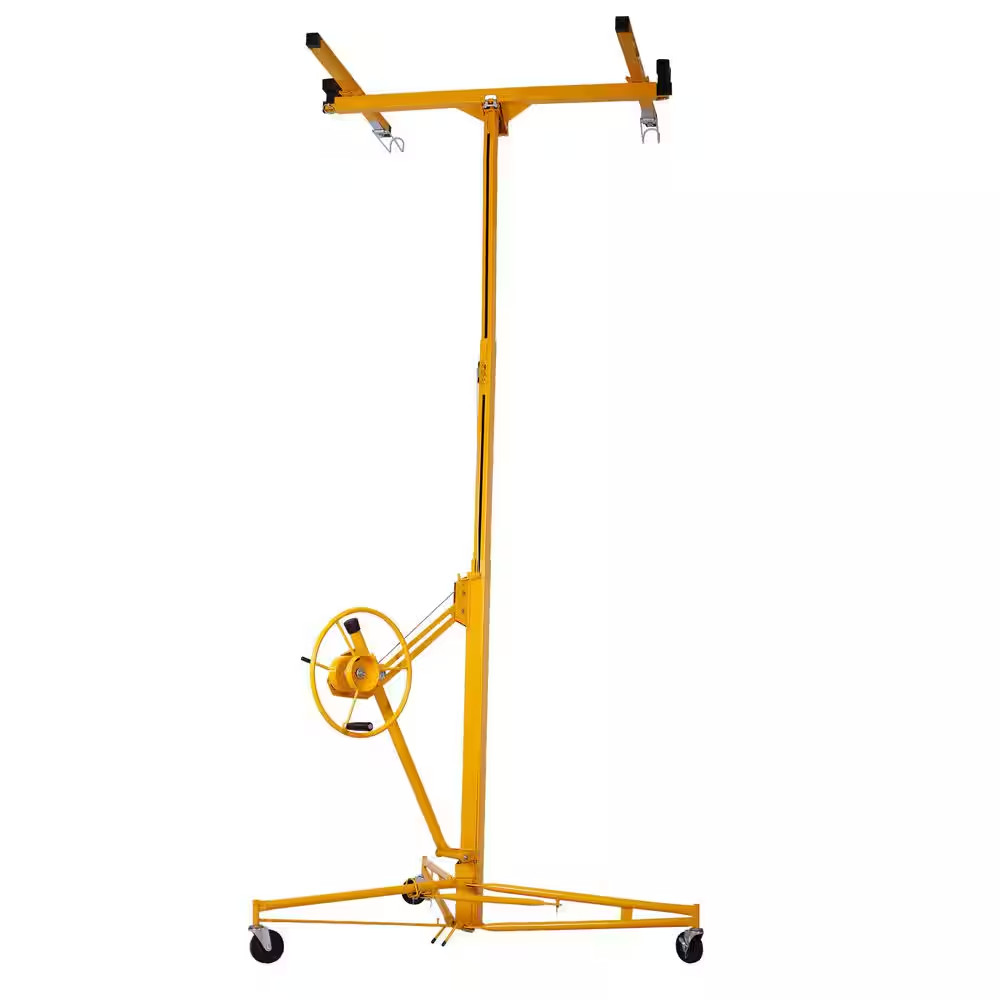 11 Ft. Drywall Panel Lifter, Drywall Panel Hoist, Jack Lifter Jack Rolling Caste