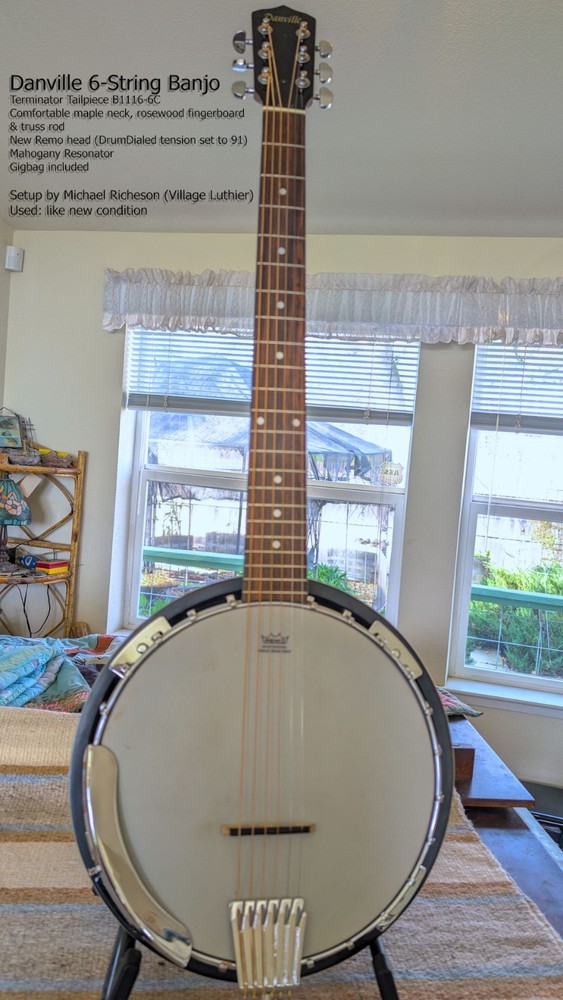 Danville 6-String Banjo