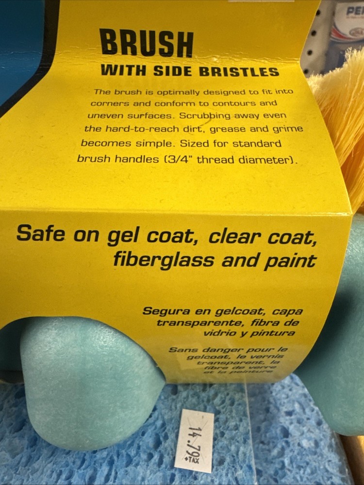 NWT Seachoice Deck Brush # 90574 Soft 10”