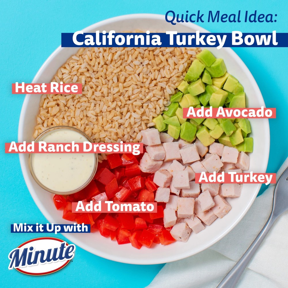 Brown Rice, Microwaveable Rice Cups, 4.4 oz