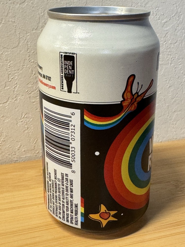 Marble Wheating Rainbow Ale - Empty Beer Can - Bottom Opened