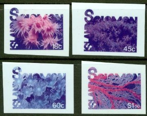 Solomon Is. 1987 Coral set progressive MASTER PROOFS