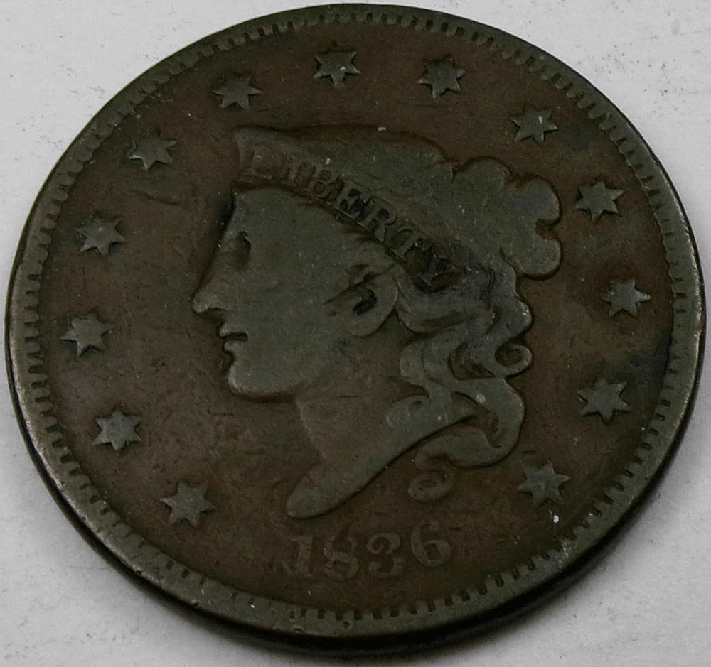 1836 Young Head Large Cent