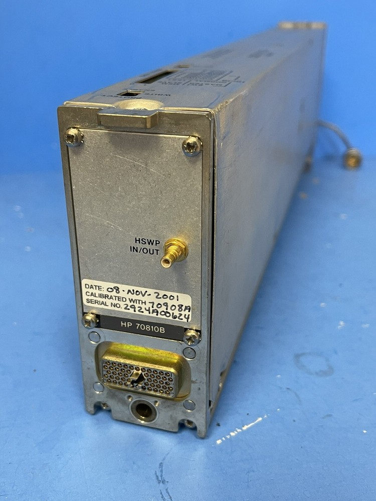 HP 70810B LIGHTWAVE SECTION RANGE 1200-1600 NM