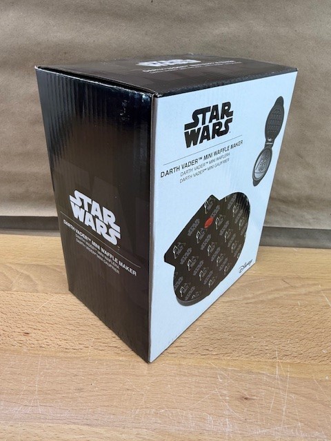 Uncanny Brands Star Wars Mini Darth Vader Waffle Maker