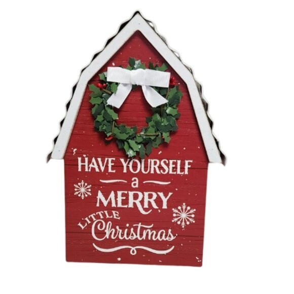 Holiday Tabletop Barn