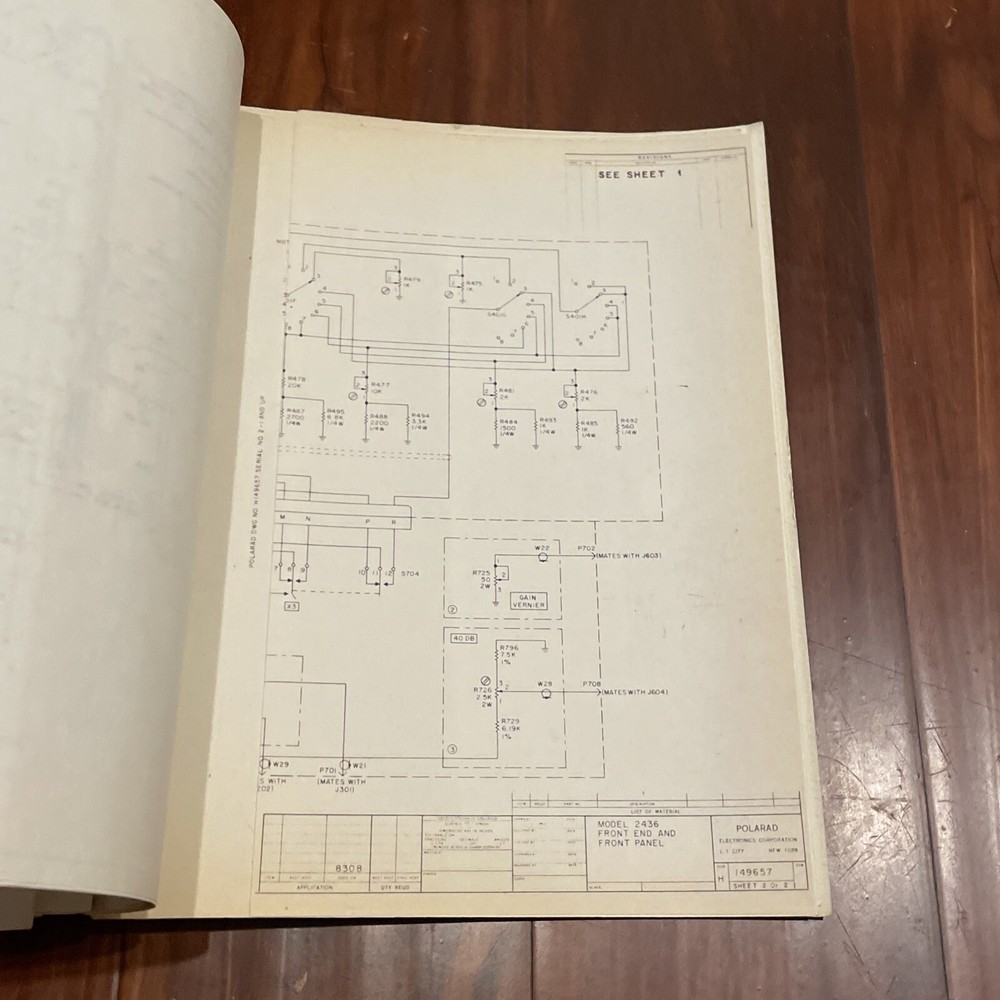 Polarad 2736 Low Frequency & SSB Analyzer Instruction Manual