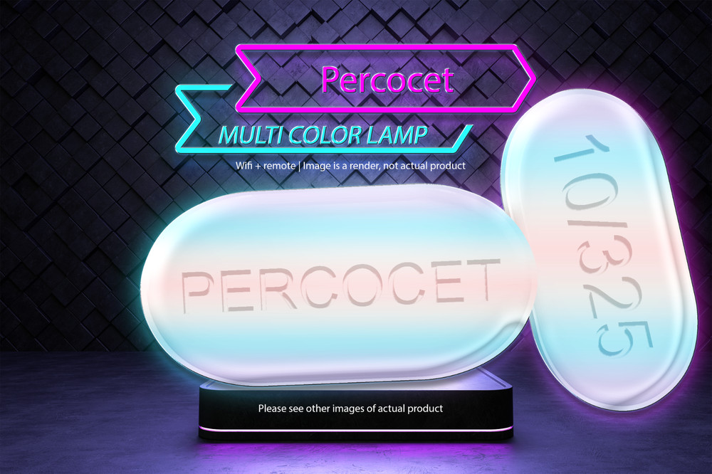 Percocet Lamp - Wifi + remote Multi color LED Lamp