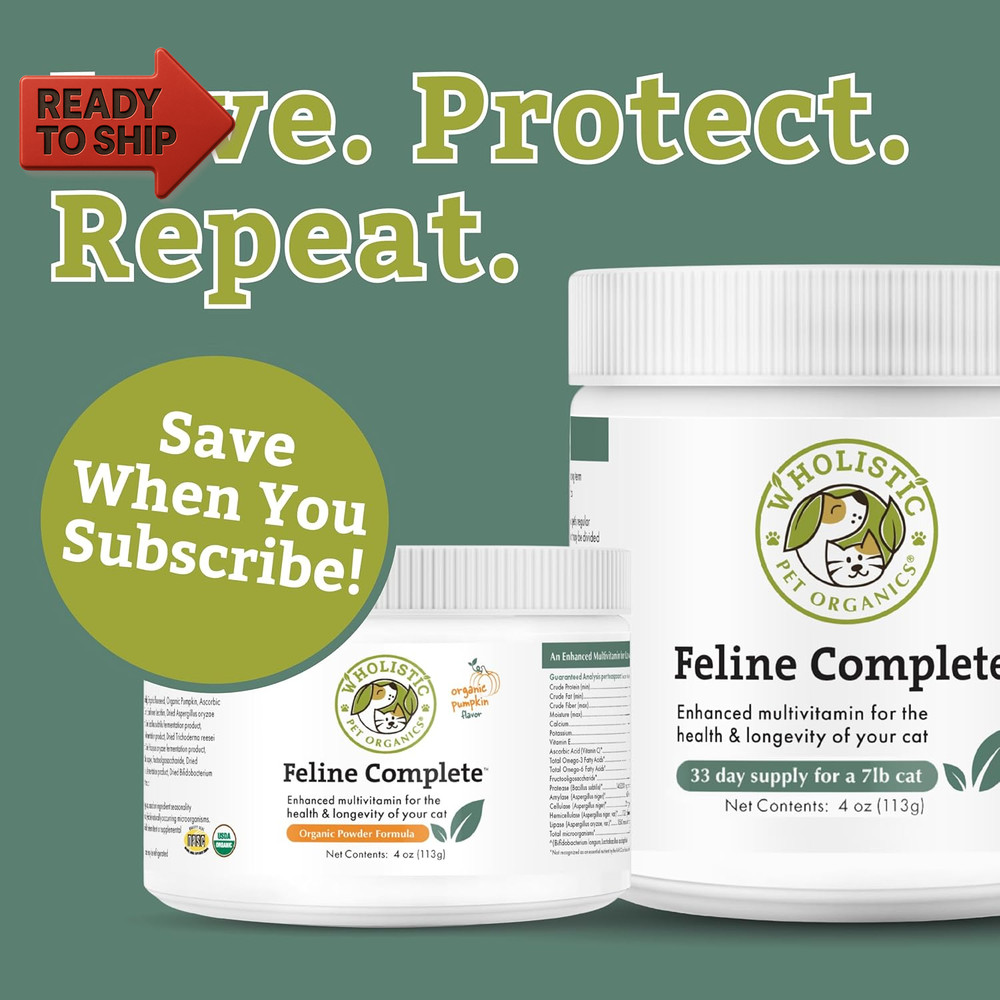 Feline Complete - 4 Oz - Multivitamin & Probiotic Powder