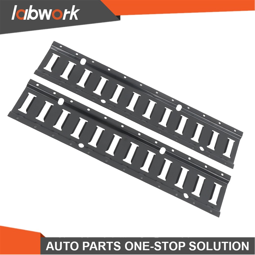 Labwork 6 Pack 2' E Track Tie Down Rail Kit Steel Rail Enclosed Cargo Trailer