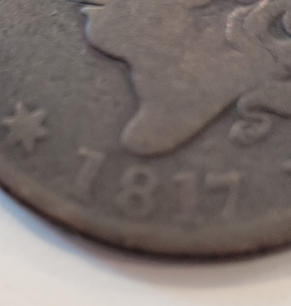 1817 Coronet Head Large Cent U.S. Coin