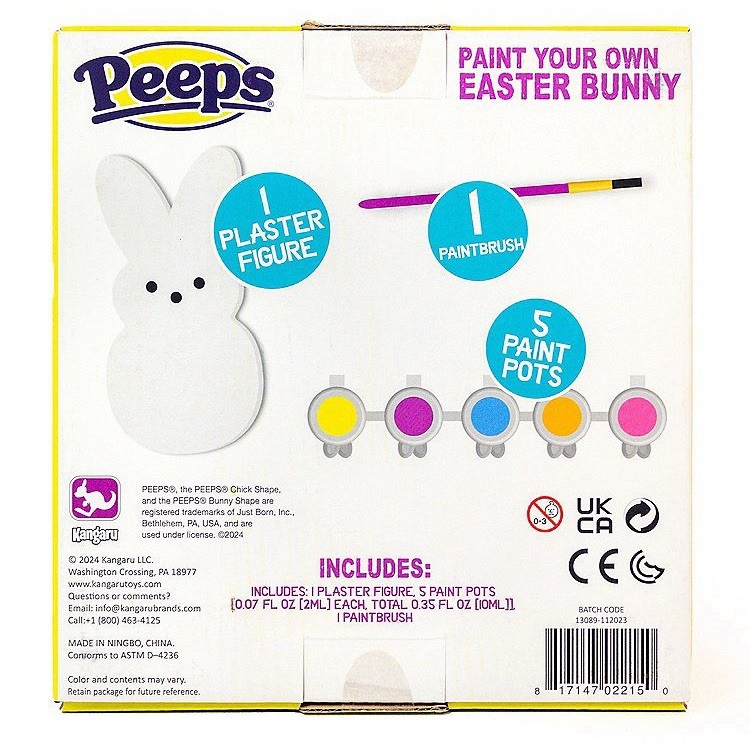 Peeps Paint Your Own Ceramic Bunny