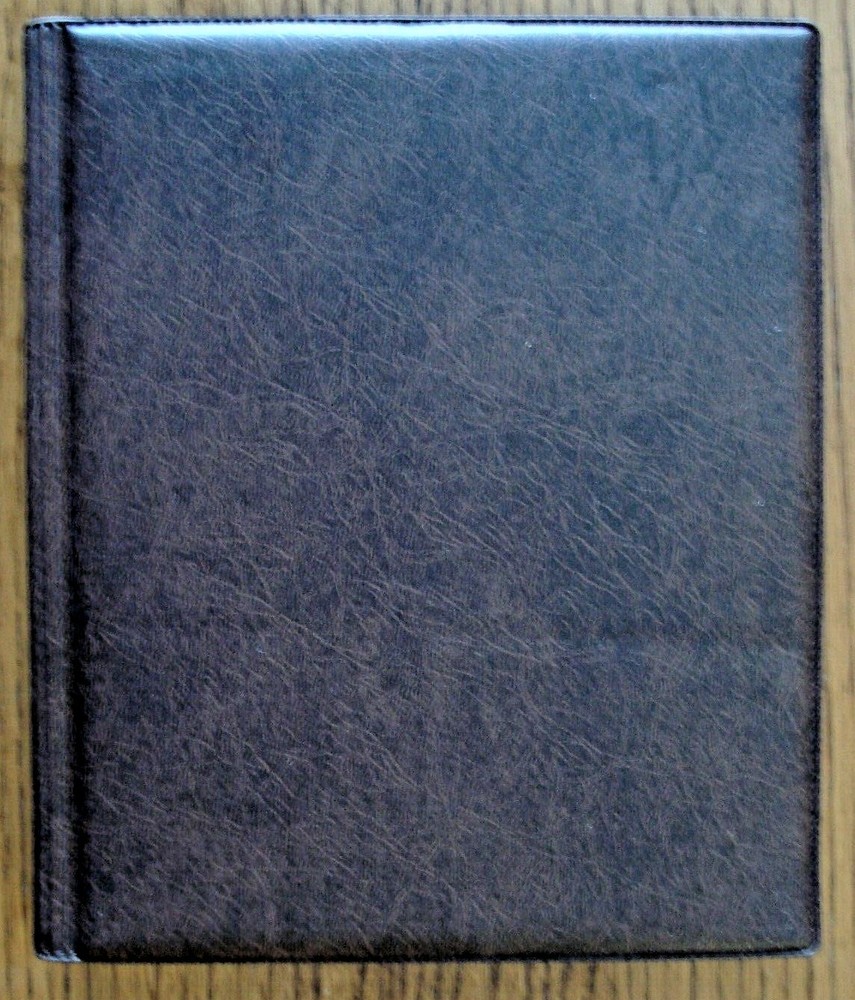 Grain Processing Corporation GPC vinyl folder executive binder 9 x 7 1/2 NEW!