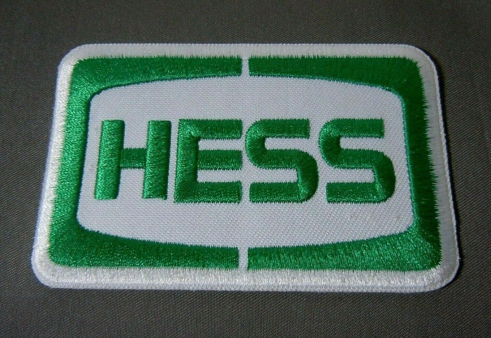 HESS GASOLINE Embroidered Iron On Uniform-Jacket Patch 3"