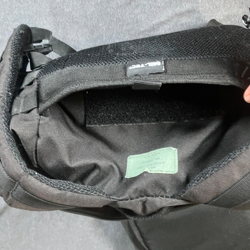 Mil-Tec Assault Pack Large Black Military Molle Backpack 36 Liter