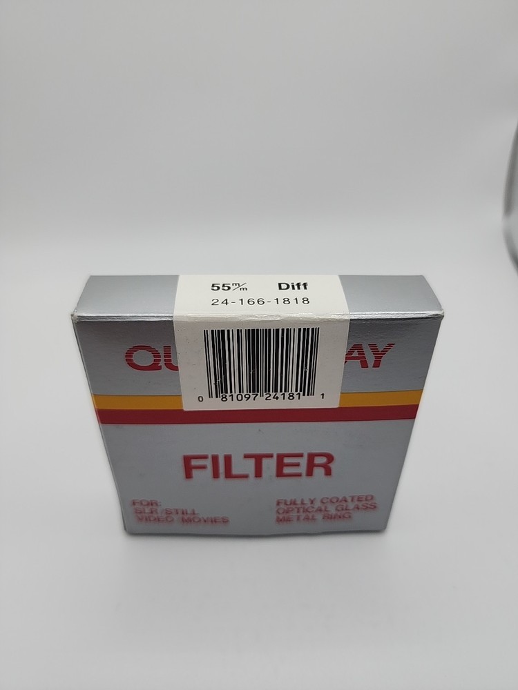 Quantaray 55mm DIFF Diffusion Camera Lens Filter Made in Japan 24-166-1818