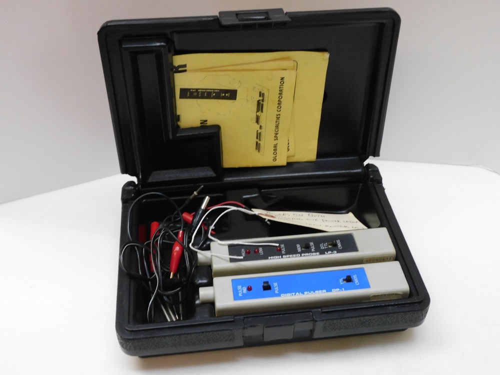 GLOBAL LOGICAL ANALYSIS TEST KIT LTC-2 MISSING POWER CABLE & LOGIC MODULE